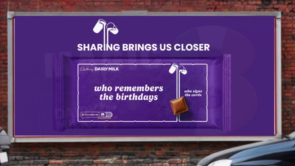 Cadbury — Sharing brings us closer