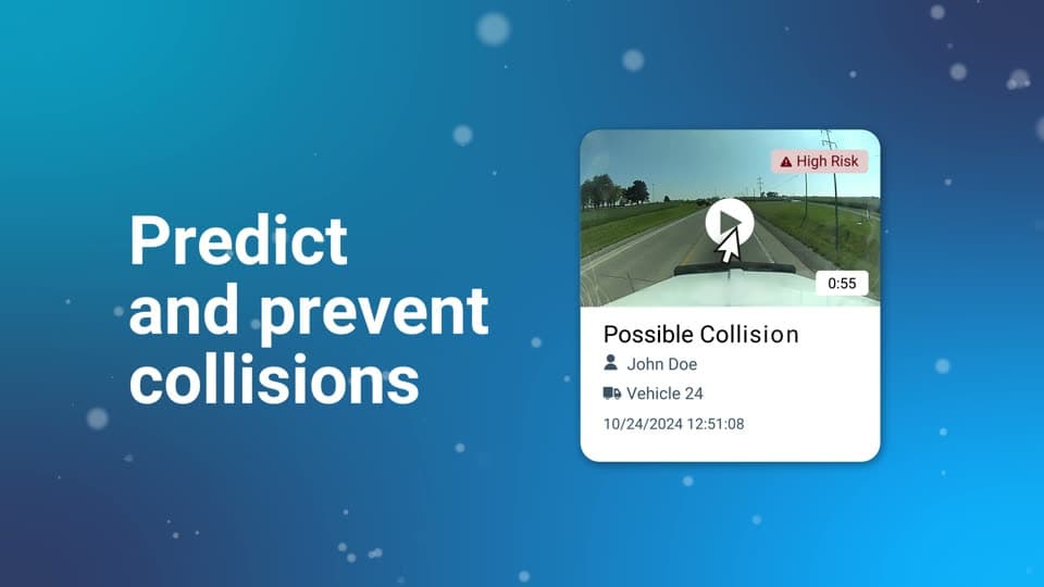 Geotab — Predict and prevent collisions