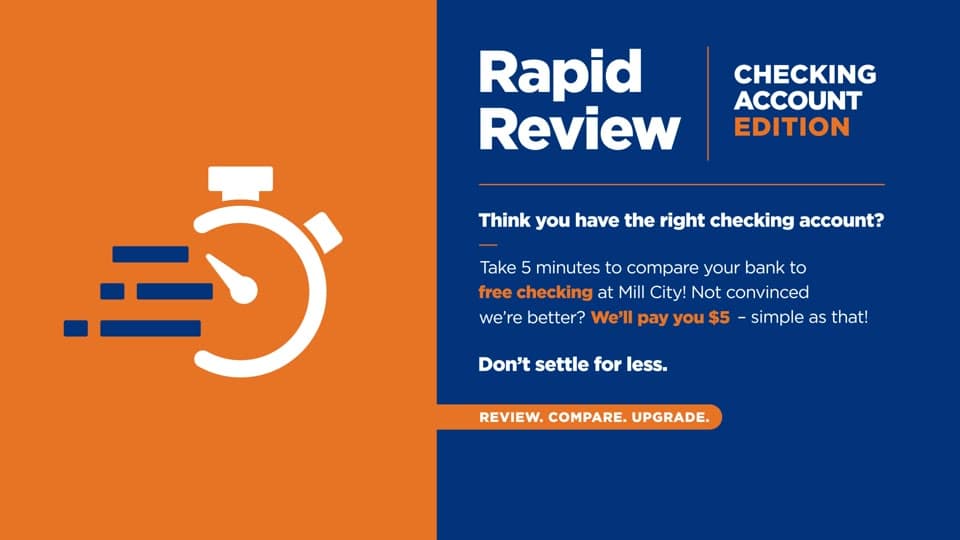 Mill City Credit Union — Rapid Review — the checking account edition