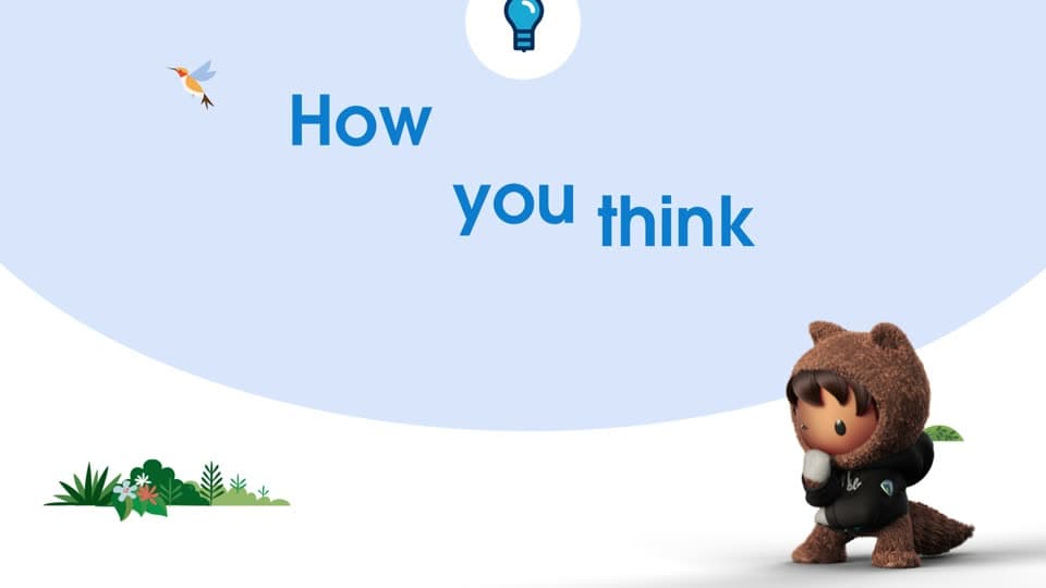 Salesforce — How you think — presenting well