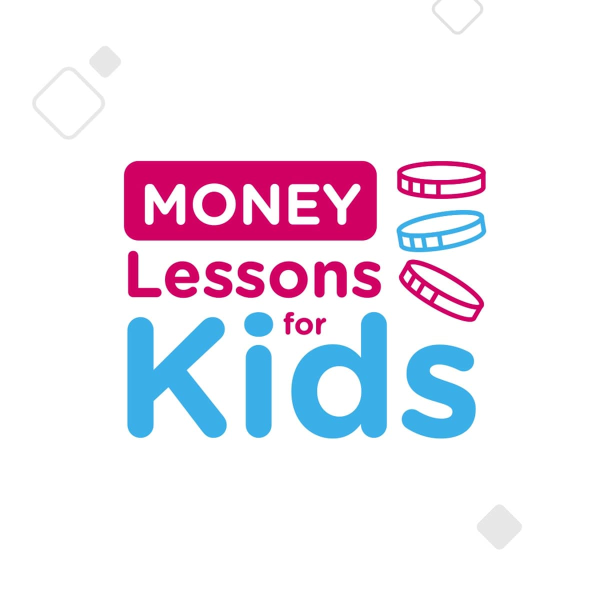 Money Lessons for Kids — social series title card