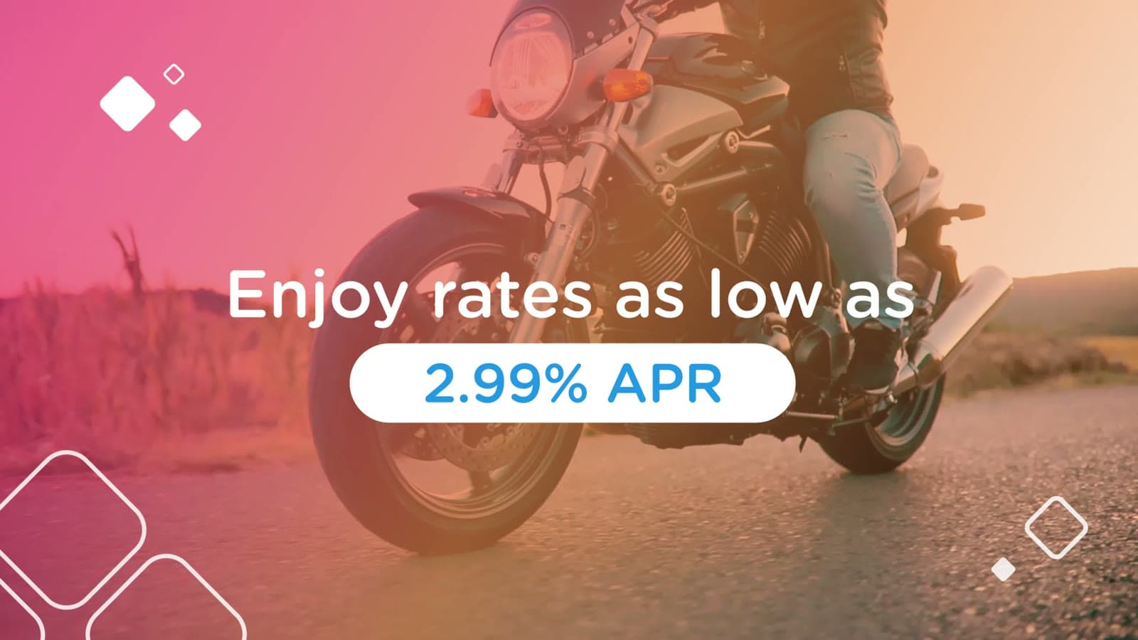 Summer loan TV advert — rates as low as 2.99% APR