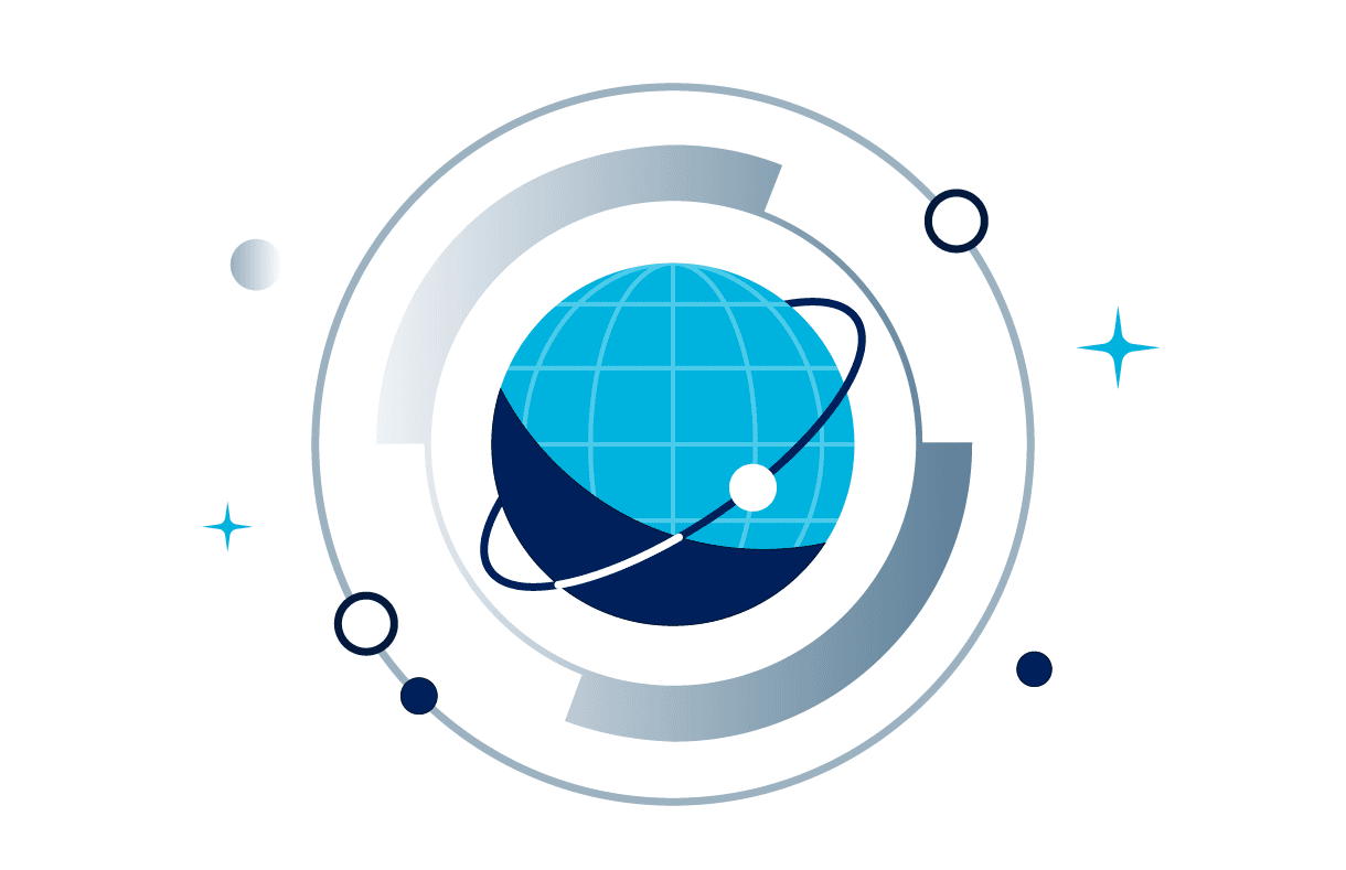 EUMETSAT motion graphics toolkit — animated globe and satellite orbit graphic